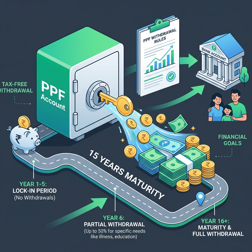 PPF Withdrawal Rules Explained: When & How to Take Your Money Out